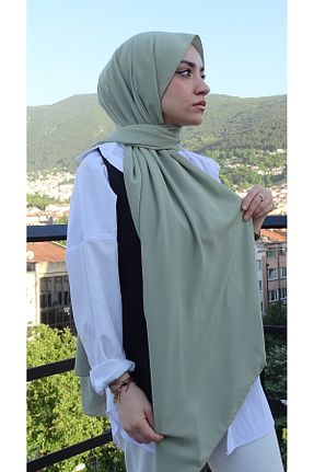 شال سبز زنانه Medine İpeği Aksesuar - کد 834519695