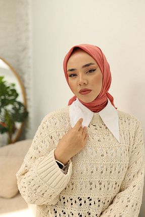 روسری صورتی پنبه ای Silk Home - کد 832399267