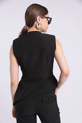 ست بالاتنه و پائین تنه مشکی زنانه بافتنی Yake - کد 834440461