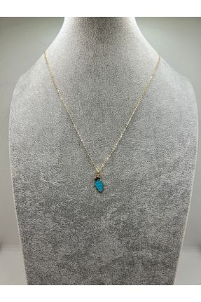 گردنبند استیل ( فولاد ) طلائی زنانه استیل (فولاد) Han Ticarethane - کد 821607428