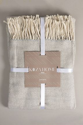 پتو تکنفره سفید پشم Koza Home - کد 769939026