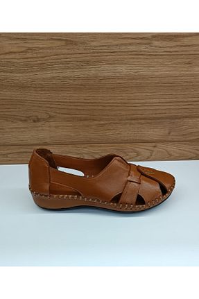 صندل قهوه ای زنانه پاشنه تخت Venüs - کد 834596378