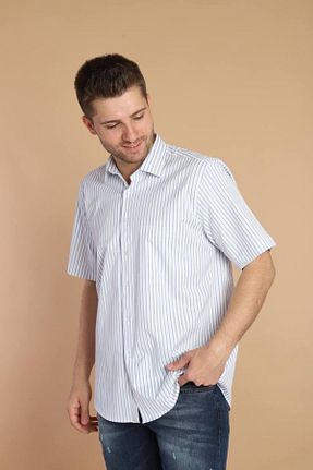پیراهن آبی مردانه رگولار PASSERO - کد 834424630