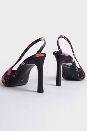 کفش پاشنه بلند کلاسیک مشکی زنانه پاشنه نازک پاشنه بلند ( +10 cm) کد 801122574