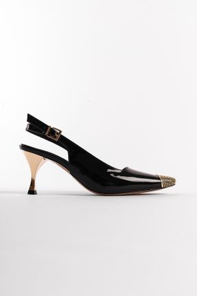 کفش پاشنه بلند کلاسیک مشکی زنانه پاشنه نازک پاشنه متوسط ( 5 - 9 cm ) کد 820926678