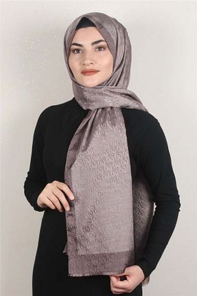 شال قهوه ای زنانه پلی استر Hint İpek - کد 834672452