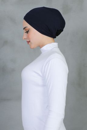کلاه شنای اسلامی سرمه ای زنانه کد 832866867