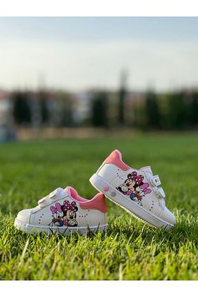 کفش اسنیکر سفید بچه گانه چسبی MİDDO - کد 831306649