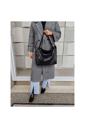 کیف دوشی مشکی زنانه چرم مصنوعی AlphaClub Bag - کد 834704777
