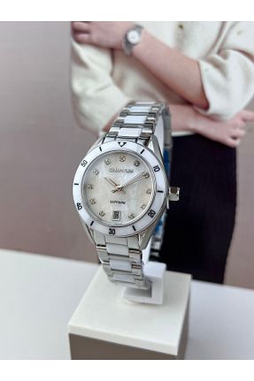 ساعت مچی سفید زنانه 31-34 میلی متر Quantum - کد 834800336