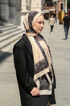 شال صورتی زنانه ابریشم Hint İpek - کد 834796174