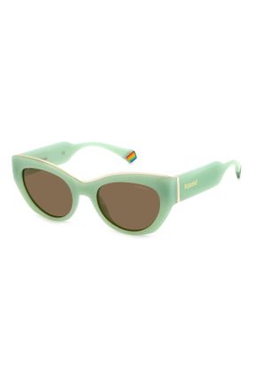 عینک آفتابی سبز زنانه 50 پلاریزه آستات مات گربه ای کد 834858917
