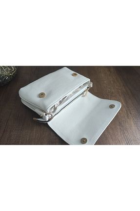کیف دوشی سفید زنانه چرم مصنوعی MOTTO - کد 789293025