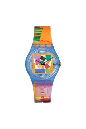 ساعت مچی نارنجی زنانه 34 میلی متر Swatch - کد 834894687