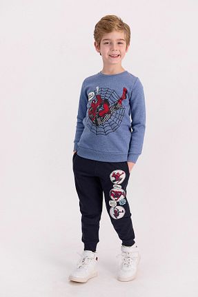 ست گرمکن آبی بچه گانه %100 پنبه Spiderman - کد 145708978