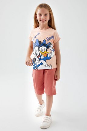 ست بالاتنه و پائین تنه بچه گانه بافتنی MINNIE MOUSE - کد 649441871