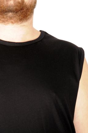 تی شرت مشکی مردانه سایز بزرگ کد 40538303