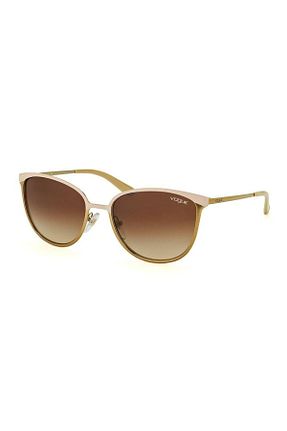 عینک آفتابی بژ زنانه UV400 Vogue - کد 109926467