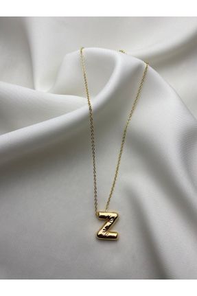 گردنبند جواهر طلائی زنانه فلزی کد 830846993