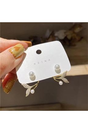گوشواره جواهر سرمه ای اکریلیک So Much Accesories - کد 835069723