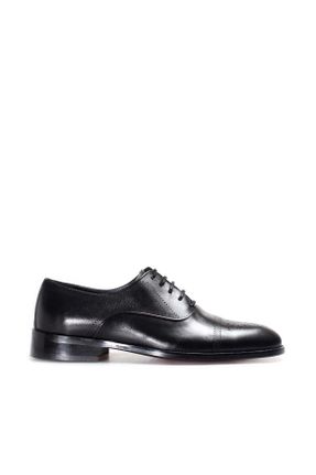کفش کلاسیک مشکی مردانه چرم طبیعی کد 36409002