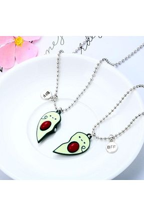گردنبند جواهر سبز زنانه facnspt - کد 326644803