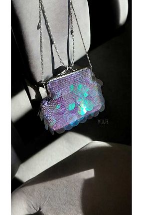 کیف مجلسی بنفش زنانه MUER - کد 827035745