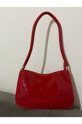 کیف دوشی قرمز زنانه چرم مصنوعی کد 835132859