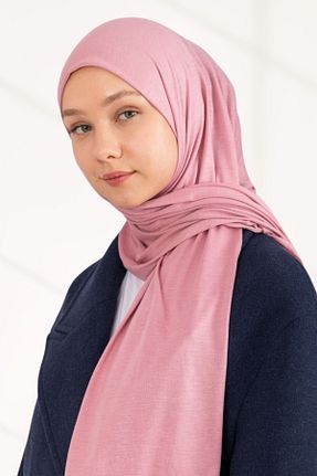 شال صورتی زنانه ویسکون hijabchi - کد 804587886