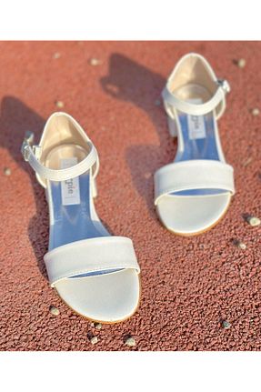 کفش پاشنه بلند کلاسیک بژ بچه گانه پارچه Surpie Shoes - کد 835175306