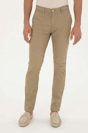 شلوار خاکی مردانه پنبه - الاستین U.S. Polo Assn. - کد 835175224