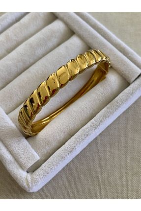 دستبند استیل (فولاد) طلائی زنانه استیل (فولاد) ATELİERGONCA - کد 835315319