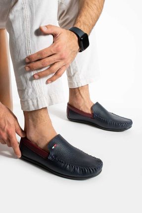 کفش کلاسیک سرمه ای مردانه پلی اورتان پاشنه کوتاه ( 4 - 1 cm ) پاشنه ساده کد 749488986