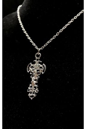 گردنبند جواهر زنانه فلزی کد 358124280
