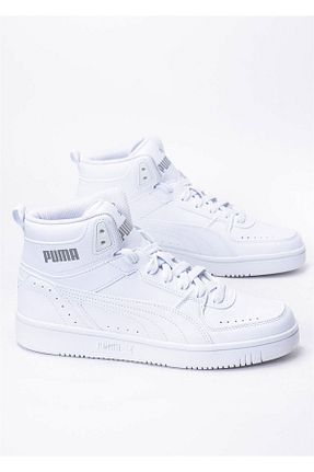 کفش اسنیکر سفید زنانه بند دار Puma - کد 474786340