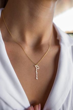 گردنبند نقره زرد زنانه 925 عیار SVİESAJEWELRY - کد 68661775