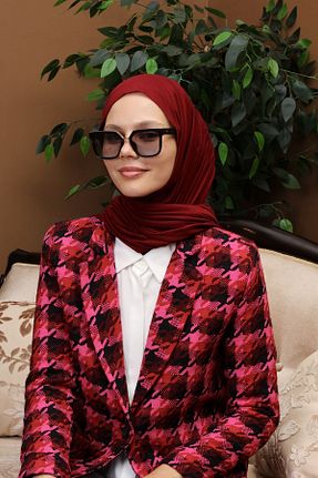شال قرمز زنانه پنبه ای SpecialScarf Hijab Fashion - کد 758322512