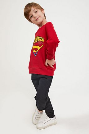 ست گرمکن رنگی بچه گانه پنبه پلی استر Superman - کد 338787170