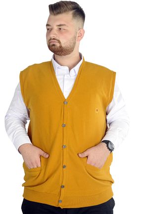 جلیقه سایز بزرگ زرد مردانه سایز بزرگ Modexl - کد 358837068