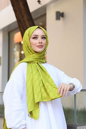 شال سبز زنانه پنبه (نخی) کد 833865033