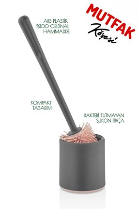 فرچه توالت طوسی سیلیکون Mutfak Köşesi - کد 808647285