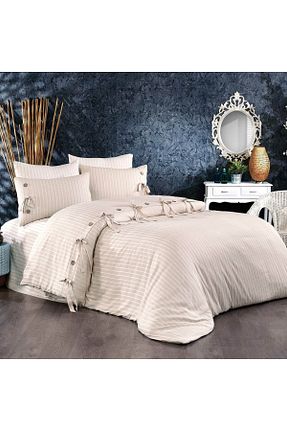 روتختی دونفره بژ پنبه - ساتن Calista home - کد 310456748