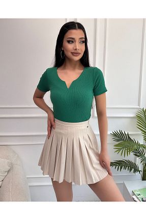 بلوز سبز زنانه ساده Chicup - کد 834965431
