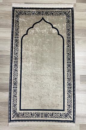 سجاده بژ پلی استر AYMİRAHOME - کد 816501132