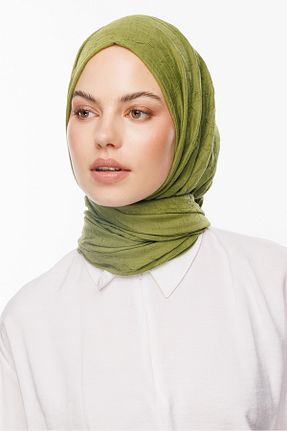 شال سبز زنانه پنبه ای Mooncorn - کد 835060245