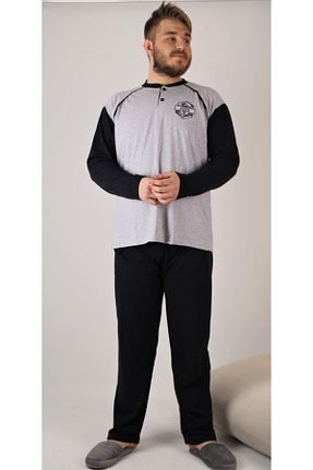 ست لباس راحتی طوسی مردانه ساده Rimoli - کد 208853480