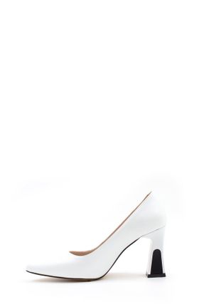 کفش استایلتو سفید پاشنه نازک پاشنه بلند ( +10 cm) کد 807374706