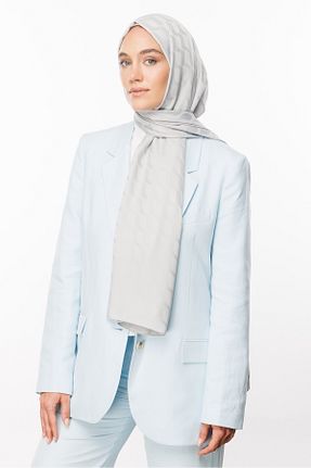 شال طوسی زنانه پنبه ای Mooncorn - کد 835082417