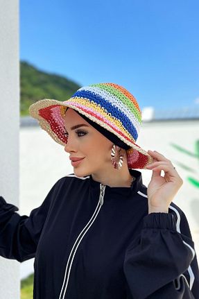 کلاه بژ زنانه حصیر Remsa Mayo - کد 835101323
