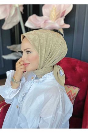 روسری قهوه ای İpek Jakar VALOR - کد 835118104